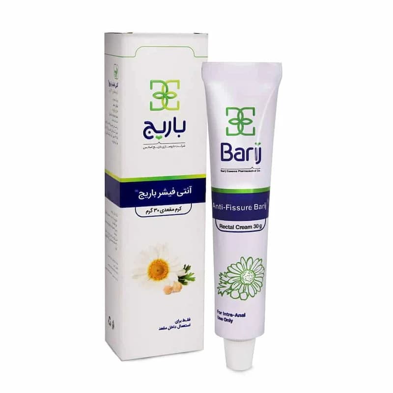 کرم موضعی آنتی فیشر باریج اسانس 30 گرم — تصویر ۲
