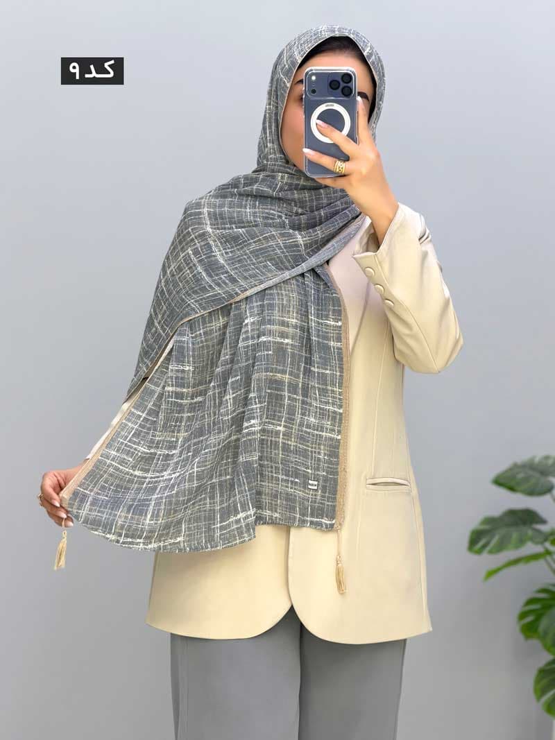 شال پلیسه دلساوا کد 11040 — تصویر ۶