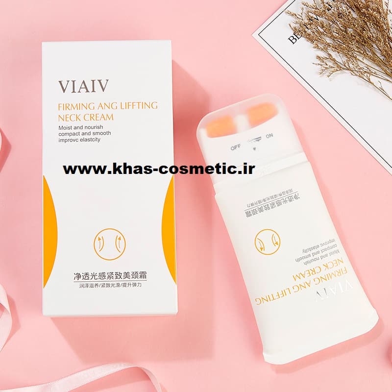 کرم لیفتینگ صورت و گردن ماساژوردار (viaiv)