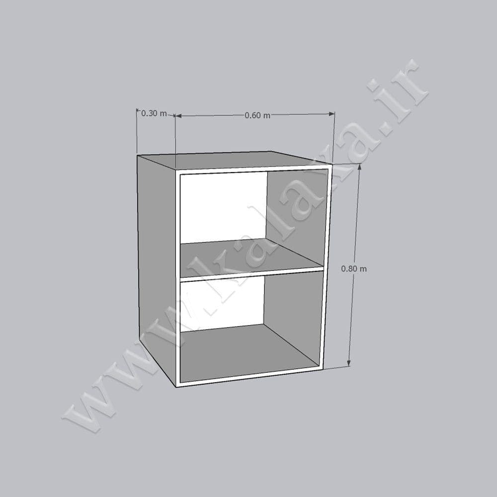 کابینت آماده تکی دیواری هایگلاس ایرانی طول 60 سانتیمتر — تصویر ۲
