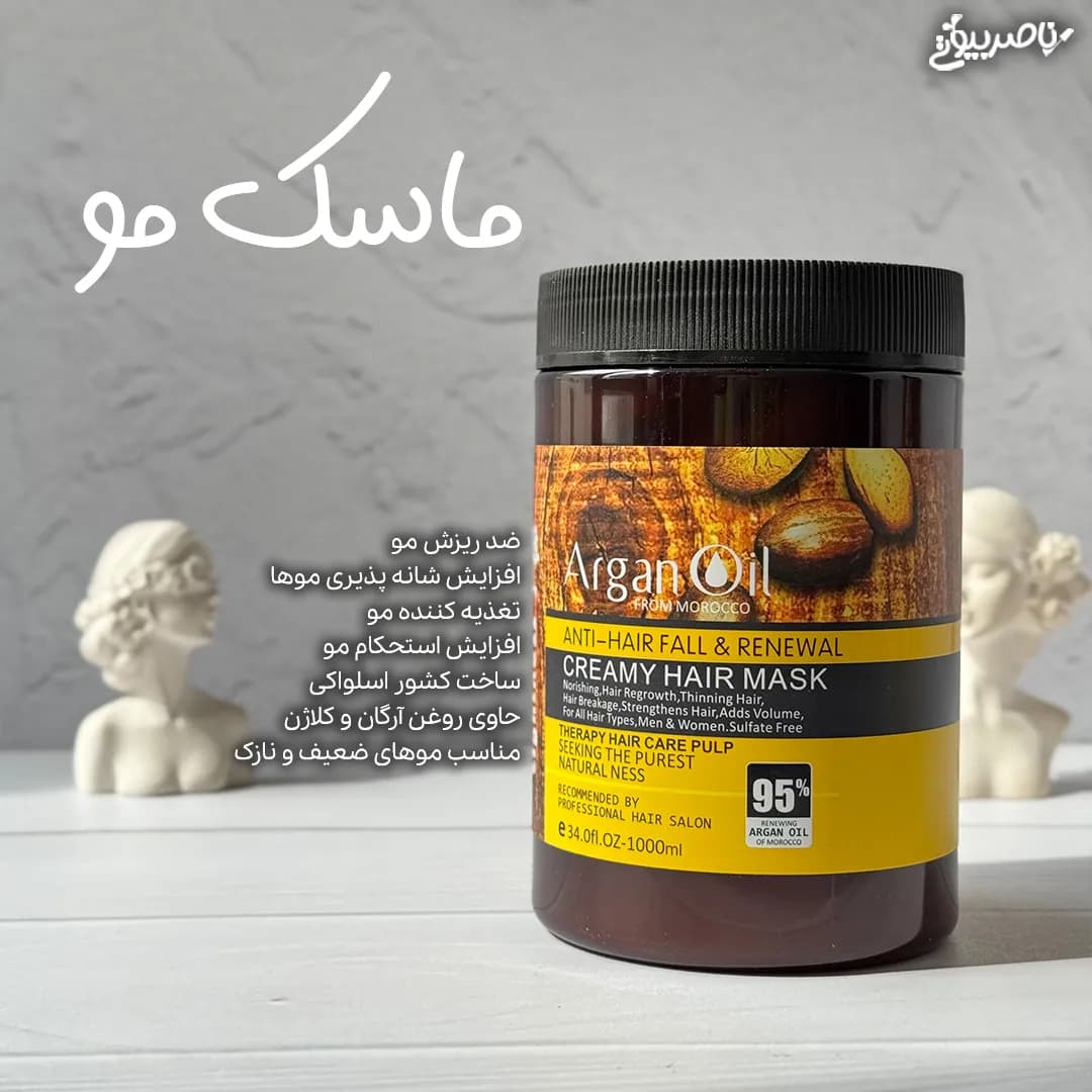 پک مراقبتی بدون سولفات از مو آرگان لایتنس — تصویر ۴