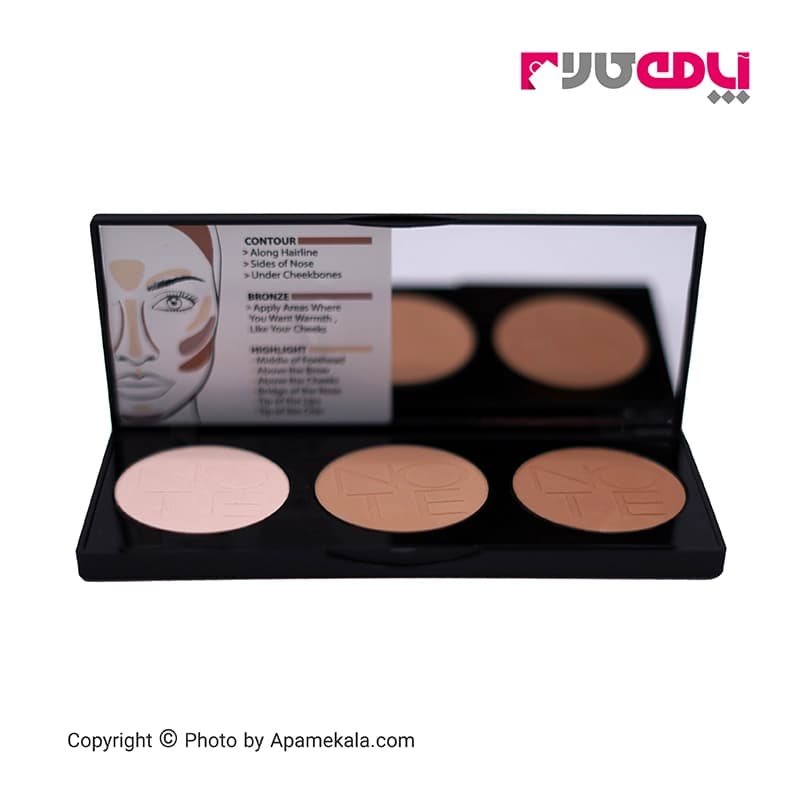 پالت کانتور پودری نوت NOTE مدل PERFECTING شماره 01