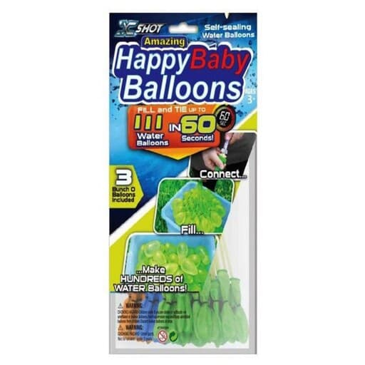 بادکنک آبی مدل happy baby balloons مجموعه 111 عددی — تصویر ۲