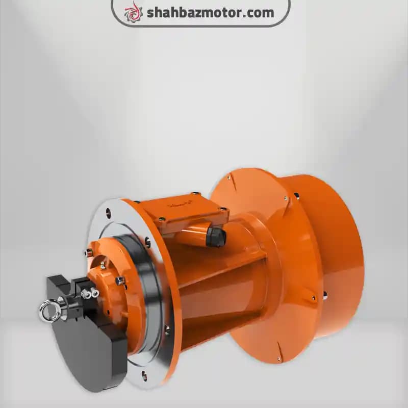 موتور ویبره فلنج دار کمپ 0.47kw سه فاز 500 کیلو ضربه 3000 دور