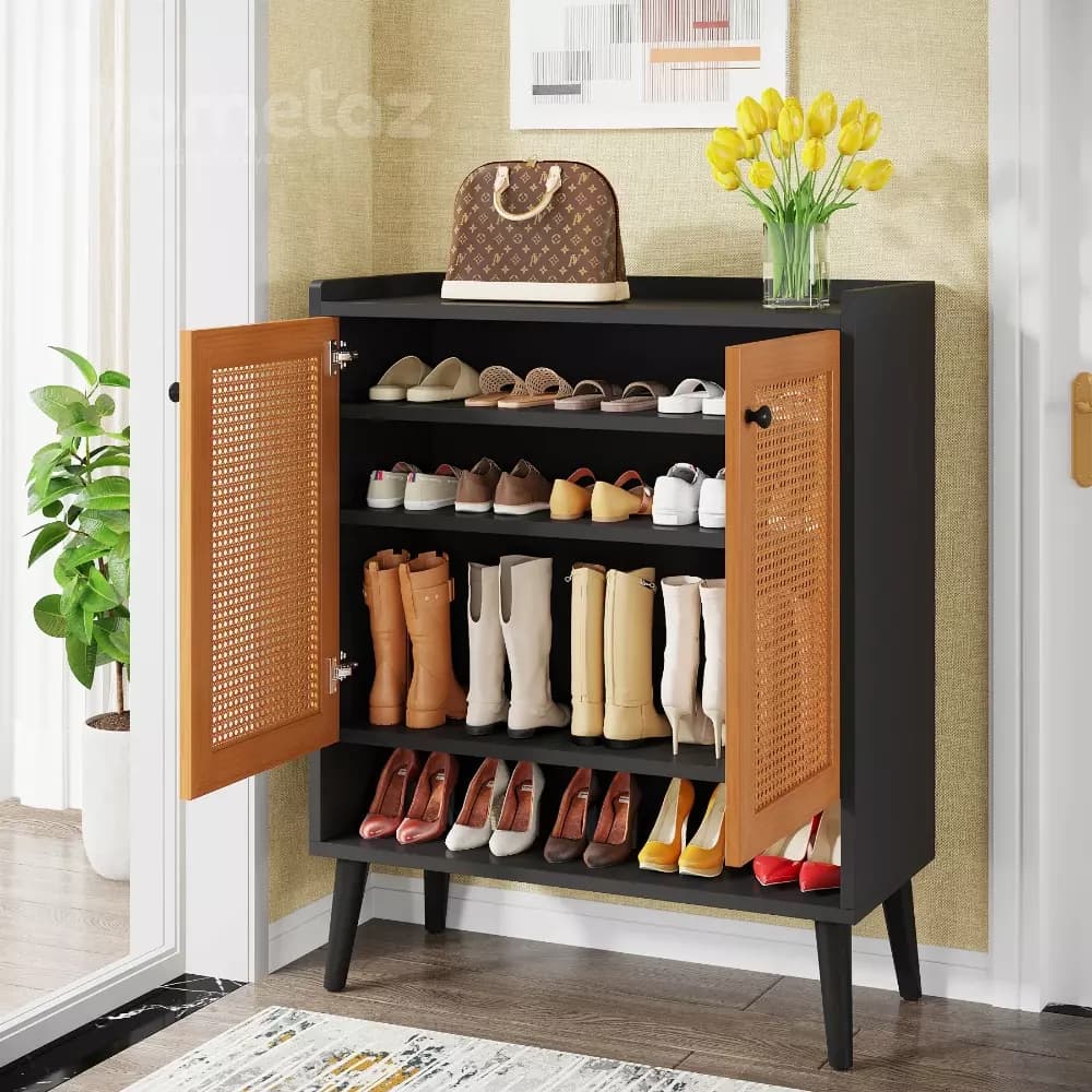 جاکفشی مدرن ام دی افی mdf لاکچری مدل ht1716 — تصویر ۲