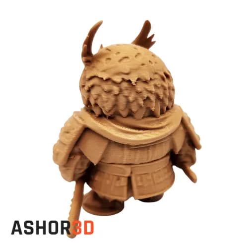 فیگور جغد سامورایی – مجسمه دکوری پرینت سه بعدی Ashor3D — تصویر ۳