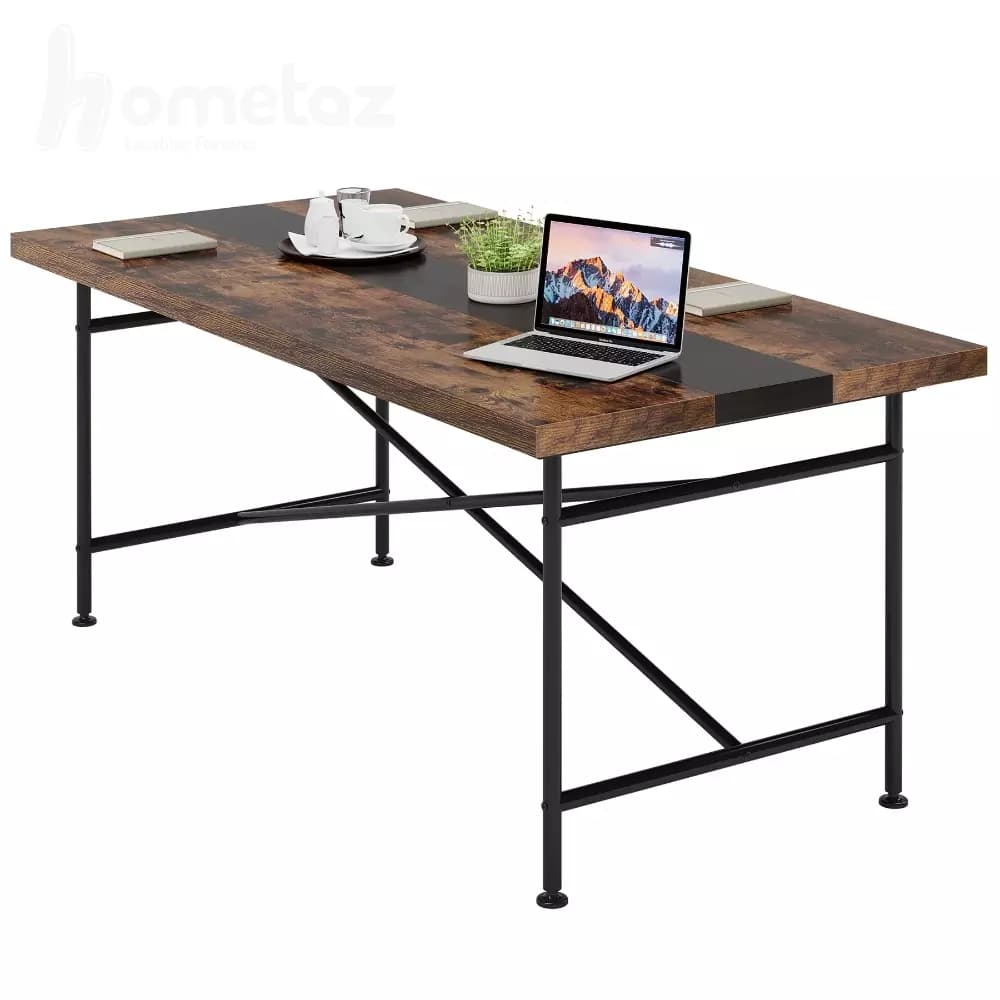 میز مدیریت روستیک فلزی با صفحه mdf یا چوب طبیعی مدل ht1903 — تصویر ۵