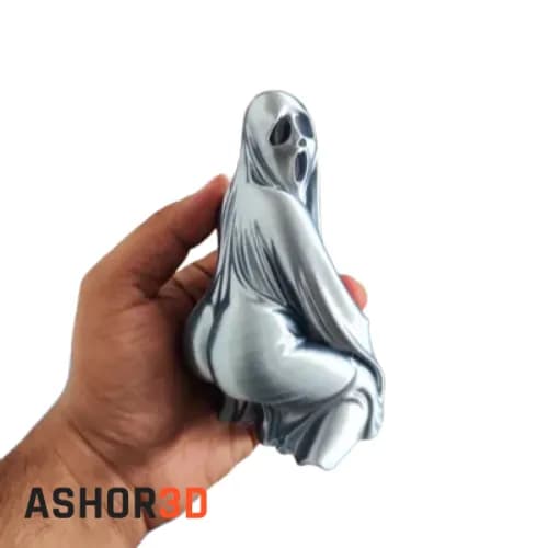 فیگور Thiccccccc Ghost چاپ سه بعدی | Ashor3D — تصویر ۲