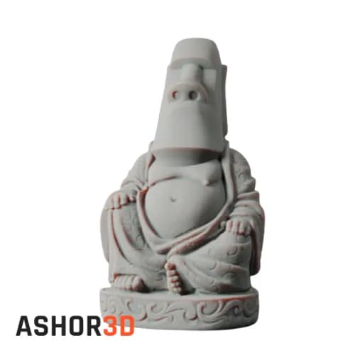 فیگور Moai طرح بودایی چاپ سه بعدی Ashor3D
