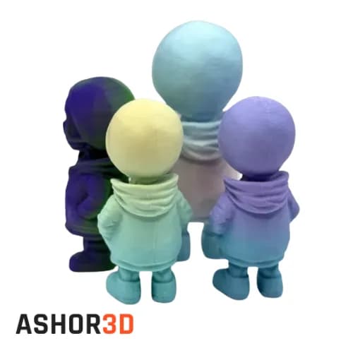 فیگور اسکلت شنلدار ترسناک | دکور پرینت سهبعدی Ashor3D — تصویر ۲