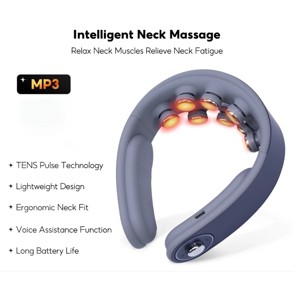 ماساژور گردن شيائومی مدل Bomidi Smart Neck Massager MP3 — تصویر ۴