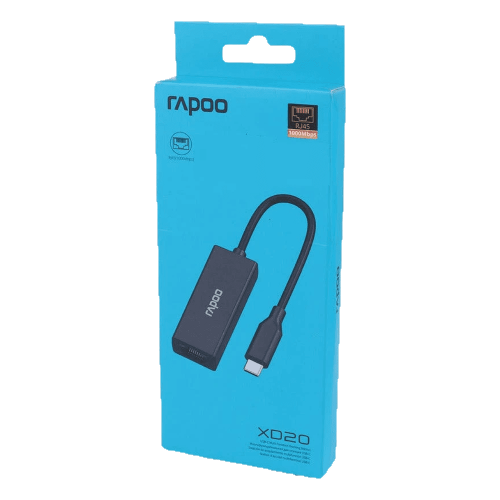مبدل USB-C به LAN رپو مدل XD20 — تصویر ۳