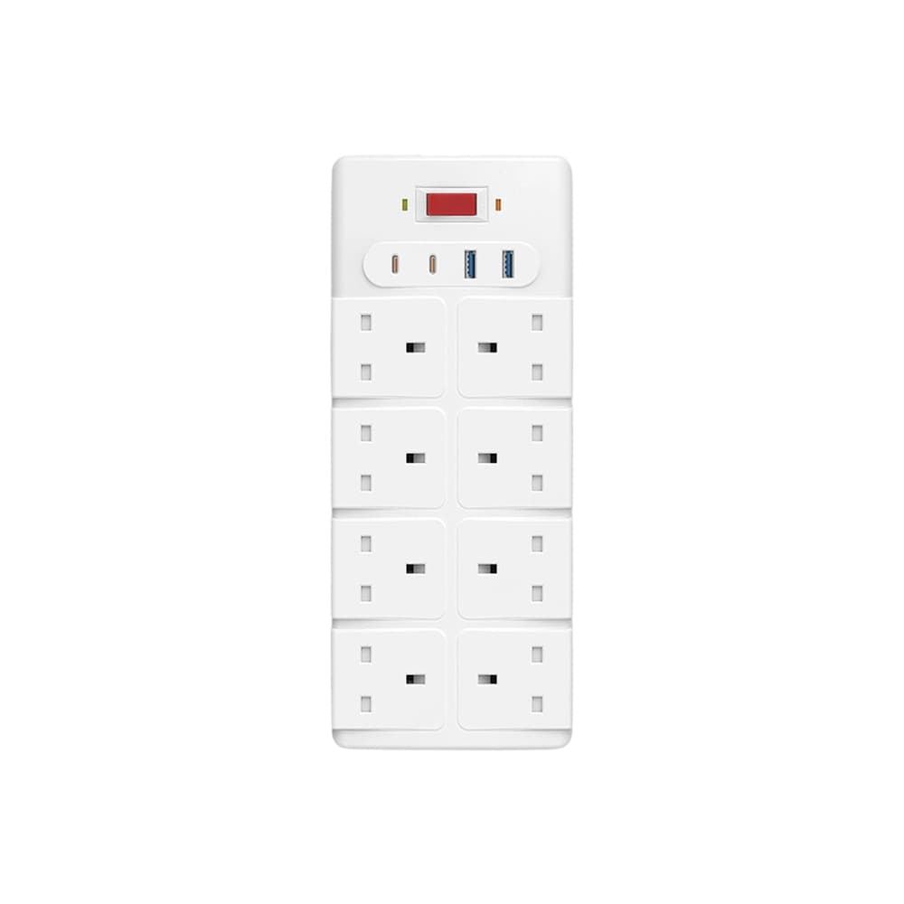 چندراهی برق شیائومی مدل WIWU PS842 20W Gan 12 in 1 Desktop Power Strip Wi-S009