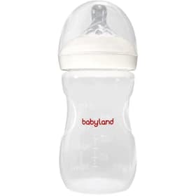 شیشه شیر 260میل نچرال بی بی لند 6تا 18ماه (کد 204)