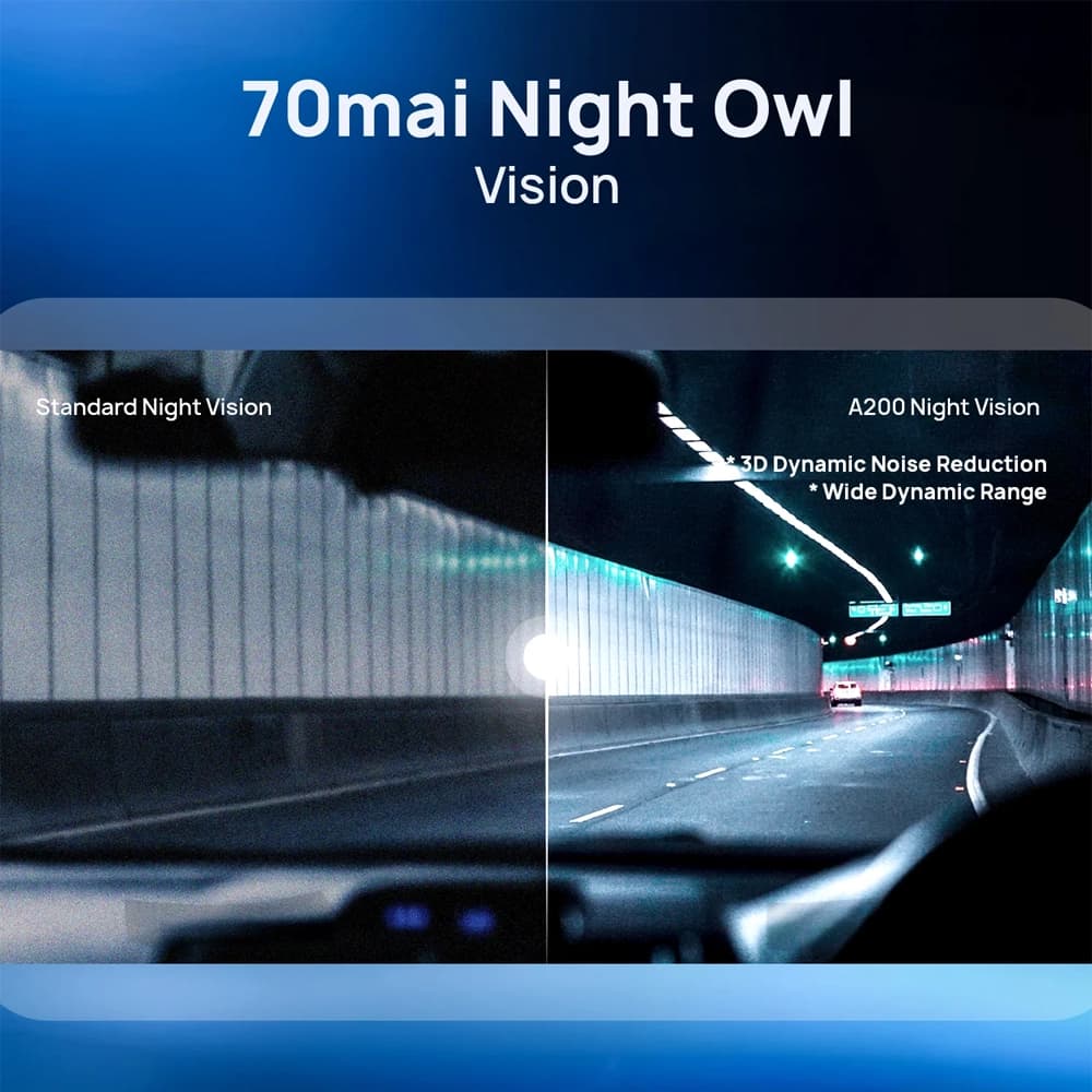 ست دوربين عقب و جلو ماشين شیائومی مدل 70mai Dash Cam Set A200 — تصویر ۵