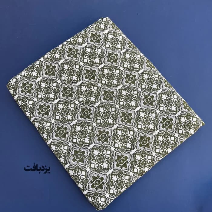 زیر سفره ای یزدی سه متری طرح زمرد رنگ ماشی