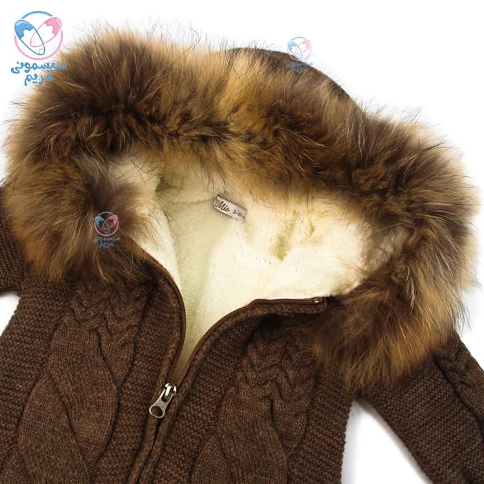 سرهمی بافت کلاهدار بیبی میو Baby Mio 7056 — تصویر ۲