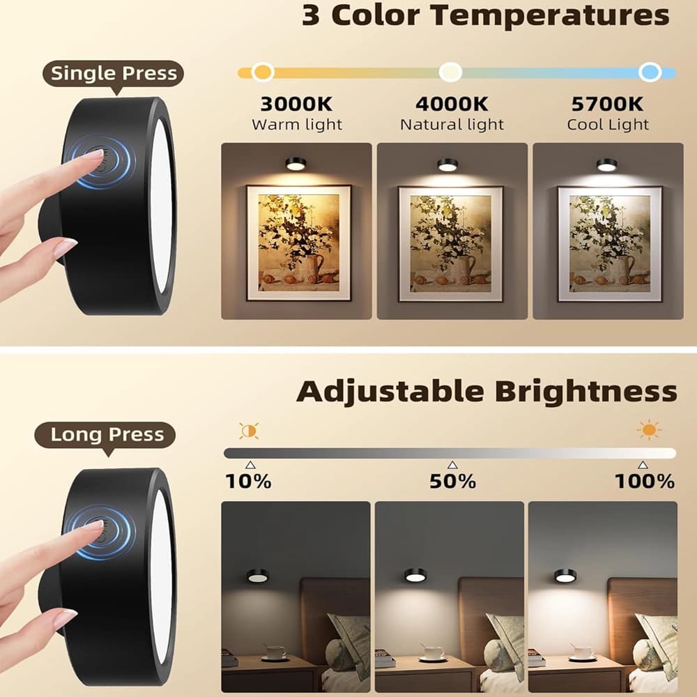 چراغ سنسور دار دیواری پک 3 تایی ایزوالو مدل EZVALO Led Wall Mounted Light ELZ2404A — تصویر ۵