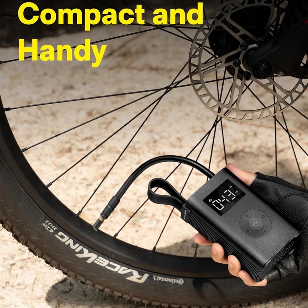 پمپ باد شارژی شیائومی مدل Hoto Air Pump Pocket QWCQA001 — تصویر ۳