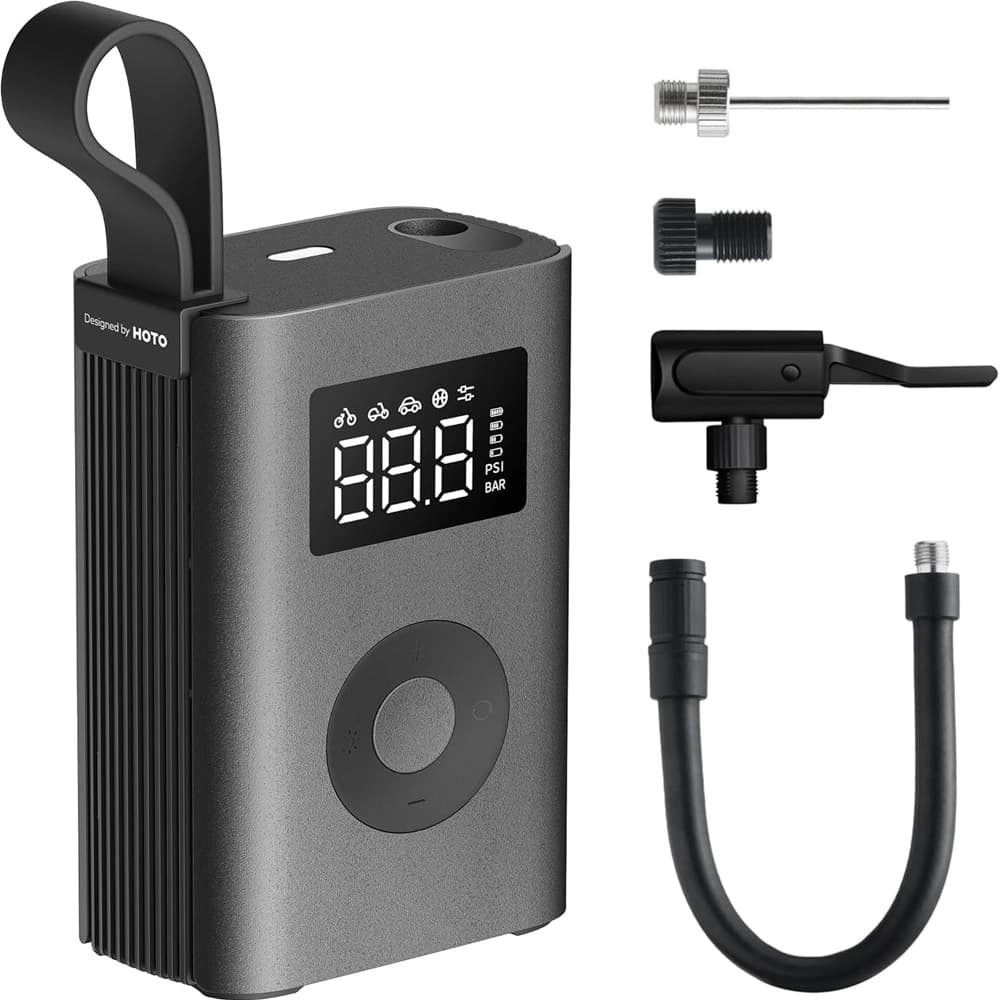 پمپ باد شارژی شیائومی مدل Hoto Air Pump Pocket QWCQA001 — تصویر ۶