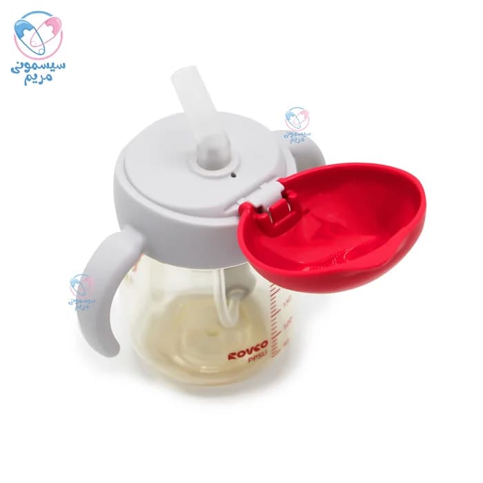 لیوان دسته دار نی دار 250 میل رووکو دایناسور Rovco 10682 — تصویر ۲