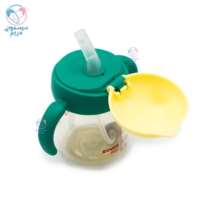 لیوان دسته دار نی دار 250 میل رووکو دایناسور Rovco 10682 — تصویر ۵