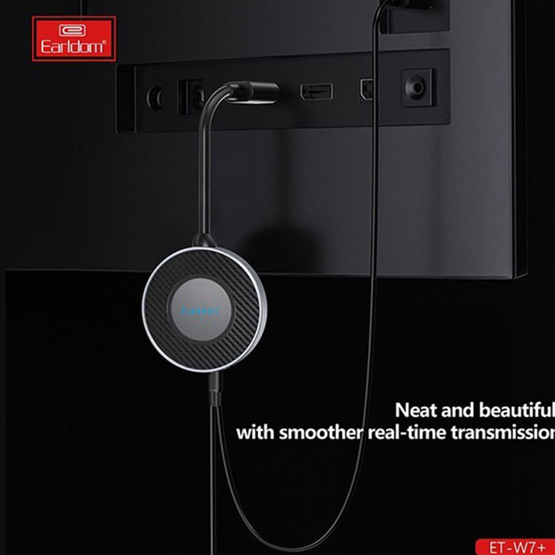 دانگل hdmi وایرلس انتقال تصویر ارلدام مدل Earldom W7+ — تصویر ۴