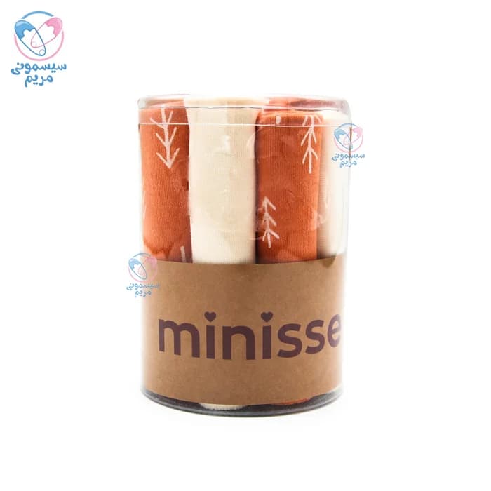دستمال دست و صورت 10 عددی استوانه ای مینیسه Minisse 4921 — تصویر ۸