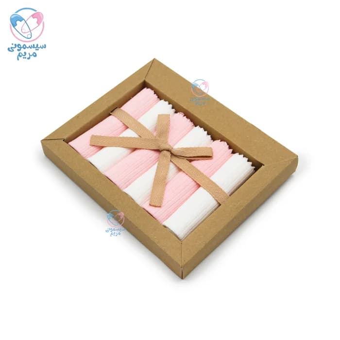 دستمال دست و صورت 6 عددی جعبه ای اکه بیبی Ekebaby 1076 — تصویر ۲