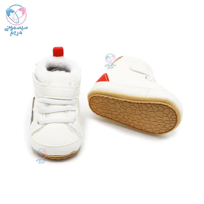 پاپوش نیم بوت بغل دو خط سرمه ای مستر شوز Mr Shoes — تصویر ۲