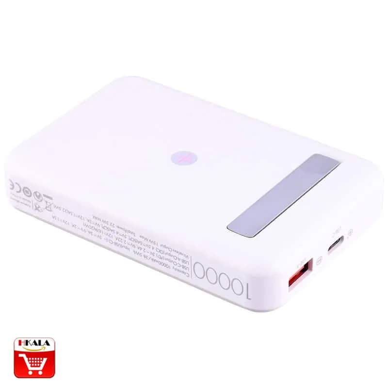 پاوربانک وایرلس مگنتی 22.5 وات 10000 الدینیو LDNIO Magnetic Wireless Power Bank PQ16 — تصویر ۲