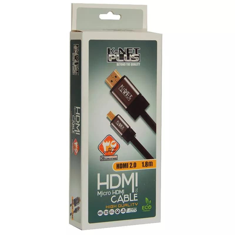 کابل HDMI به Micro HDMI کی نت پلاس 1.8 متری KP-A114 — تصویر ۲