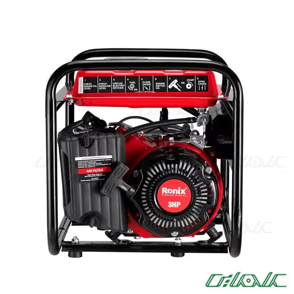موتور برق بنزینی رونیکس مدل 4703 (ژنراتور اینورتر 1200 وات) — تصویر ۲