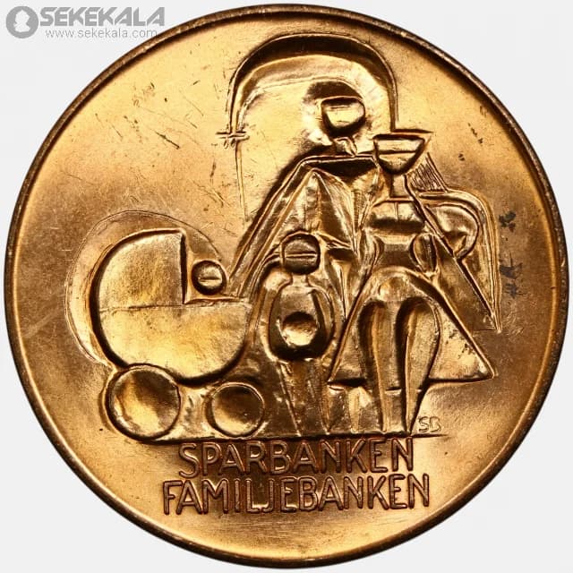 مدال یادبودی سوئد 1960 (یادبود بانک )(UNC)