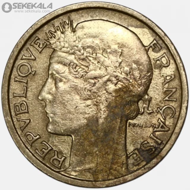 سکه 50 سنتیم برنز فرانسه 1933 (جمهوری سوم)