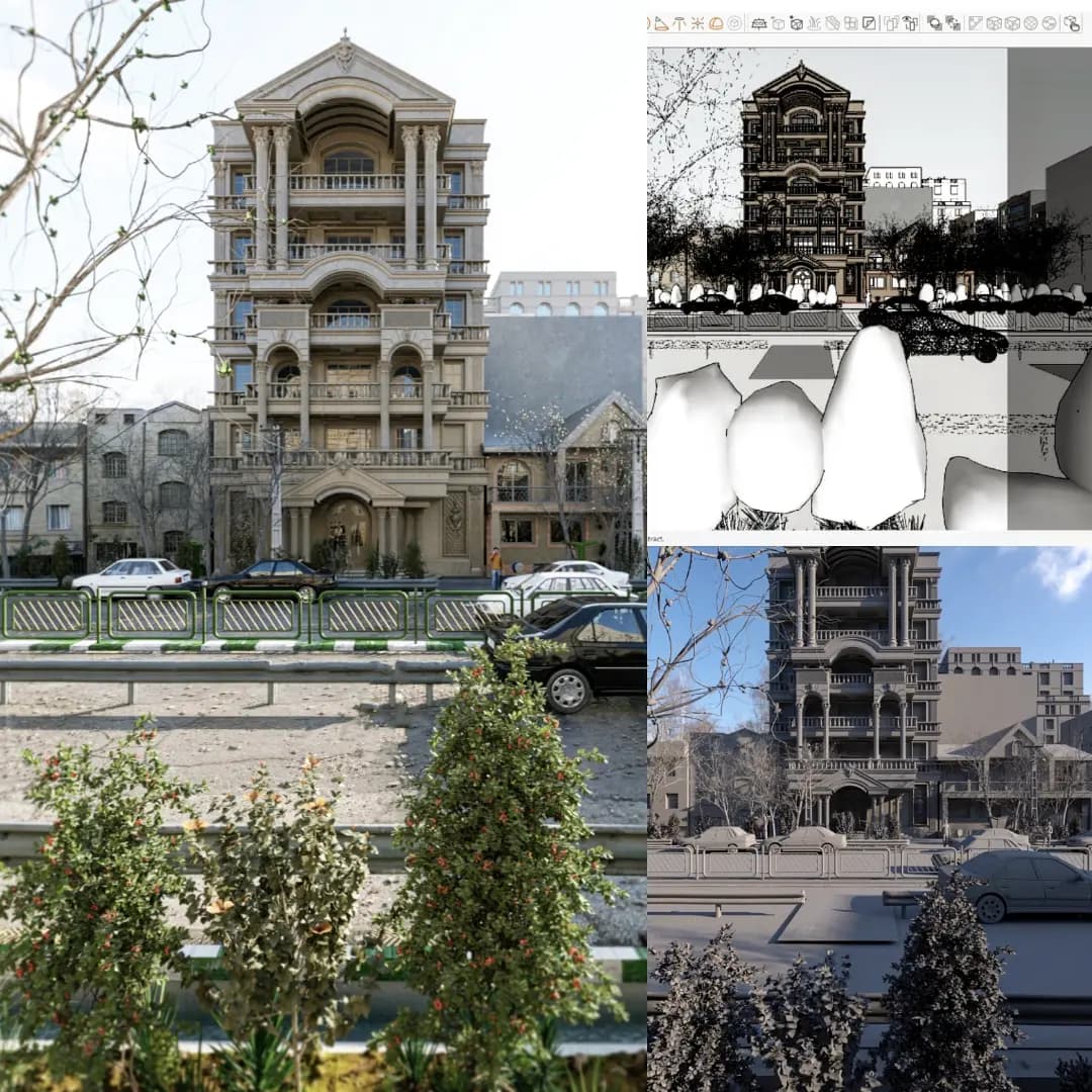 پکیج آموزش ویری برای اسکچاپ ( V-ray for Sketchup ) + هوش مصنوعی — تصویر ۲