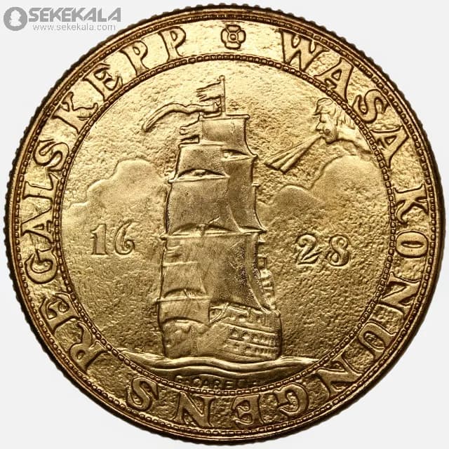 مدال یادبودی سوئد 1960( همراه با شناسنامه موضوع)(UNC) — تصویر ۲