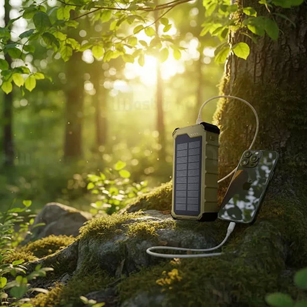 پاور بانک سولار پاورولوژی مدل Powerology ppbcha99 20000mAh — تصویر ۲