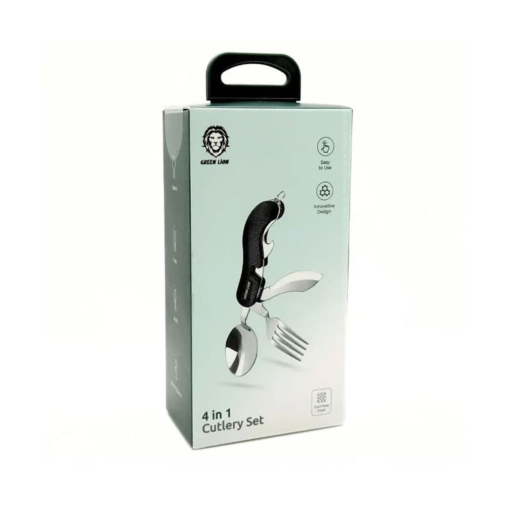 ست قاشق و چنگال 4 کاره گرین لاین Green Lion Cutlery Set — تصویر ۲