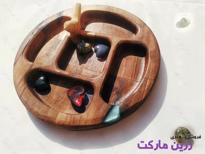 آجیل خوری 5 خانه گرد کد W719 — تصویر ۲