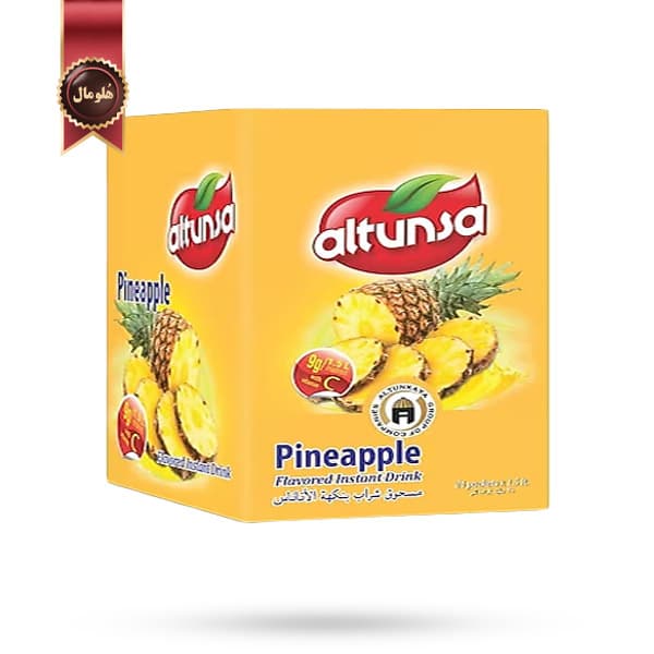24 بسته پودر شربت آلتونسا Altunsa مدل آناناس Pineapple بسته 24 ساشه ای (اورجینال)