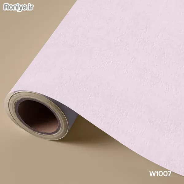 کاغذ دیواری یاسی روشن ساده W1007