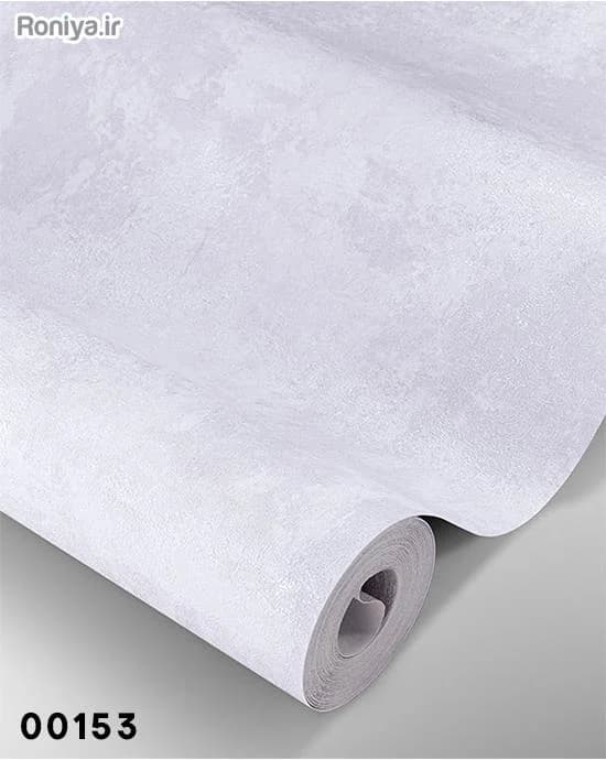 ست کاغذ دیواری ساده طرح داماسک سفید روشن کد 00153 + طرح ساده — تصویر ۳