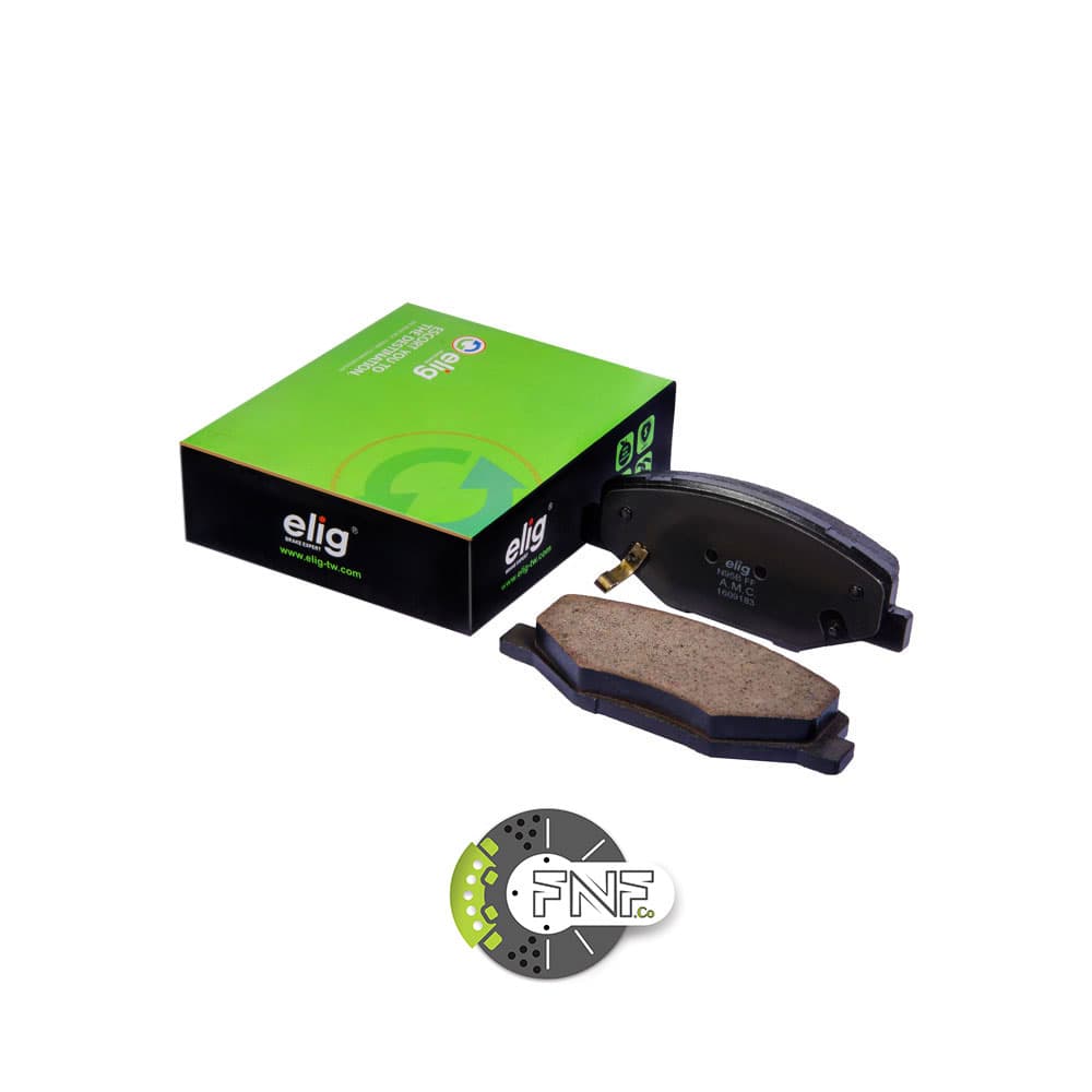 لنت ترمز جلو سمند LX سری EF7 الیگ کربن سرامیک کد ZB30CC