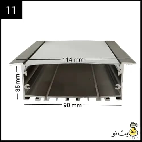 چراغ خطی لاینر توکار برش 9 سانت — تصویر ۲