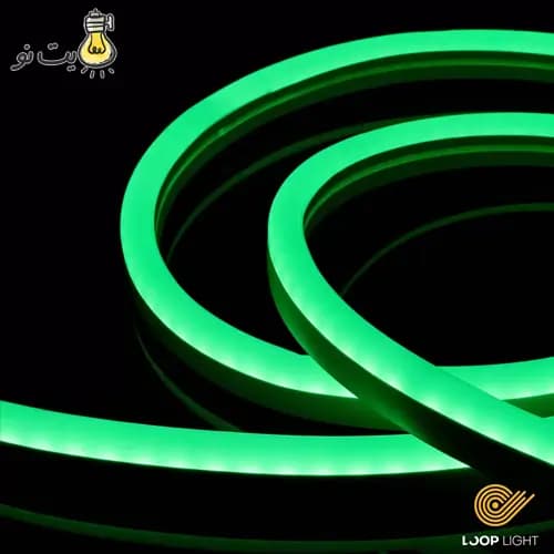 ریسه نئون فلکسی لوپ لایت برش یک متری — تصویر ۲