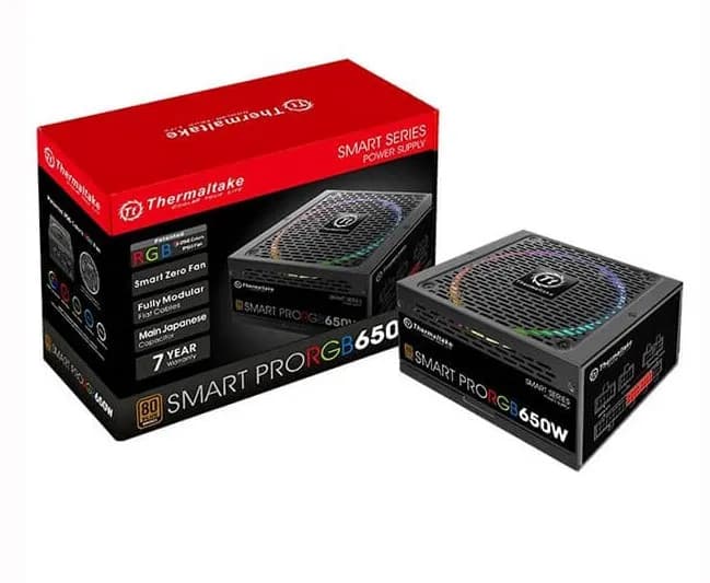پاور 650 وات ترمالتیک Smart Pro RGB Bronze Full — تصویر ۳