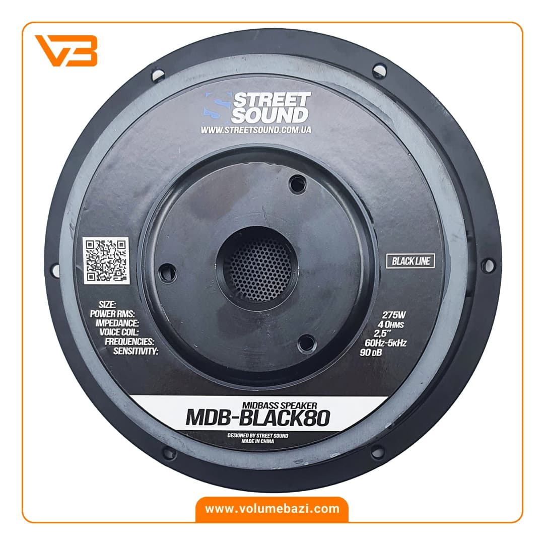 میدرنج 8 اینچ استریت ساند مدل BLACK 80 — تصویر ۳
