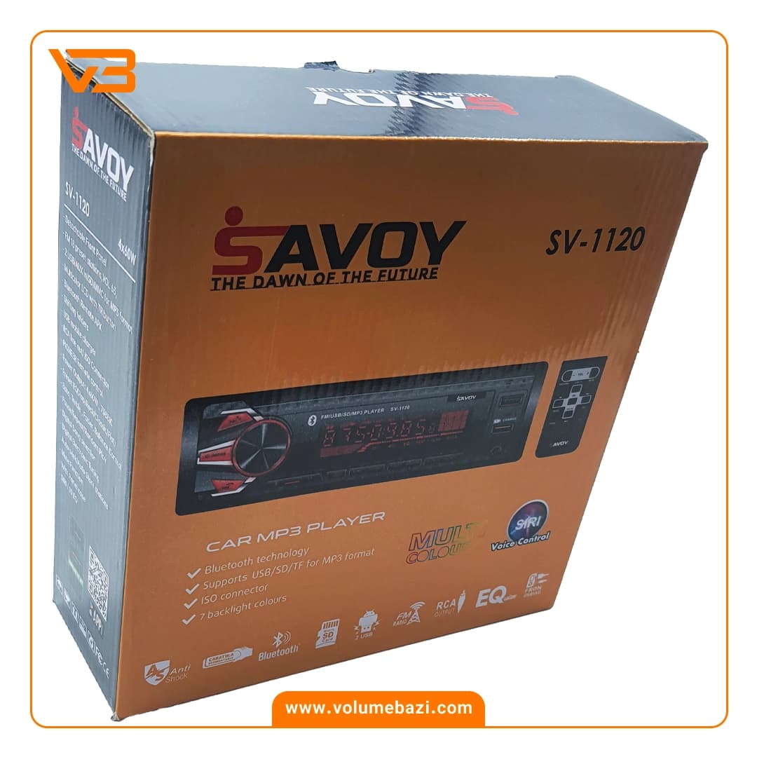 پخش کننده خودرو ساووی مدل SV-1120 — تصویر ۵