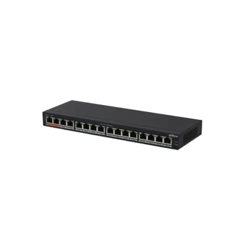 سوئیچ شبکه غیرمدیریتی POE داهوا DH-PFS3016-16GT-190 — تصویر ۳